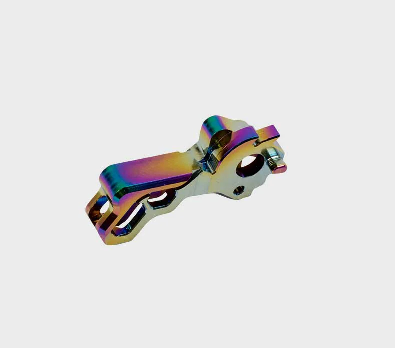 Multicolored metal clamp