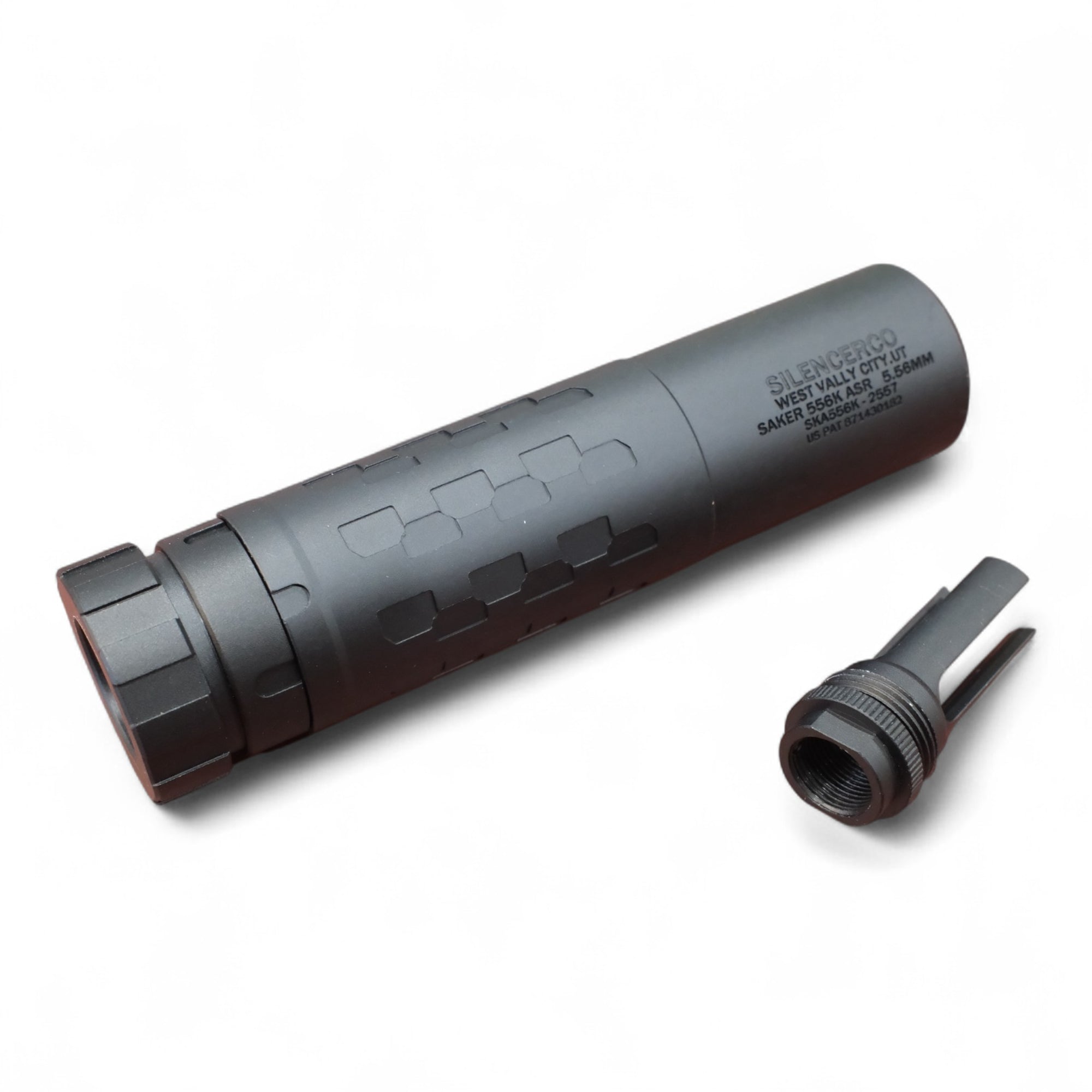 SIL Style SAKER 556K Full Metal Gel Blaster Suppressor Replica