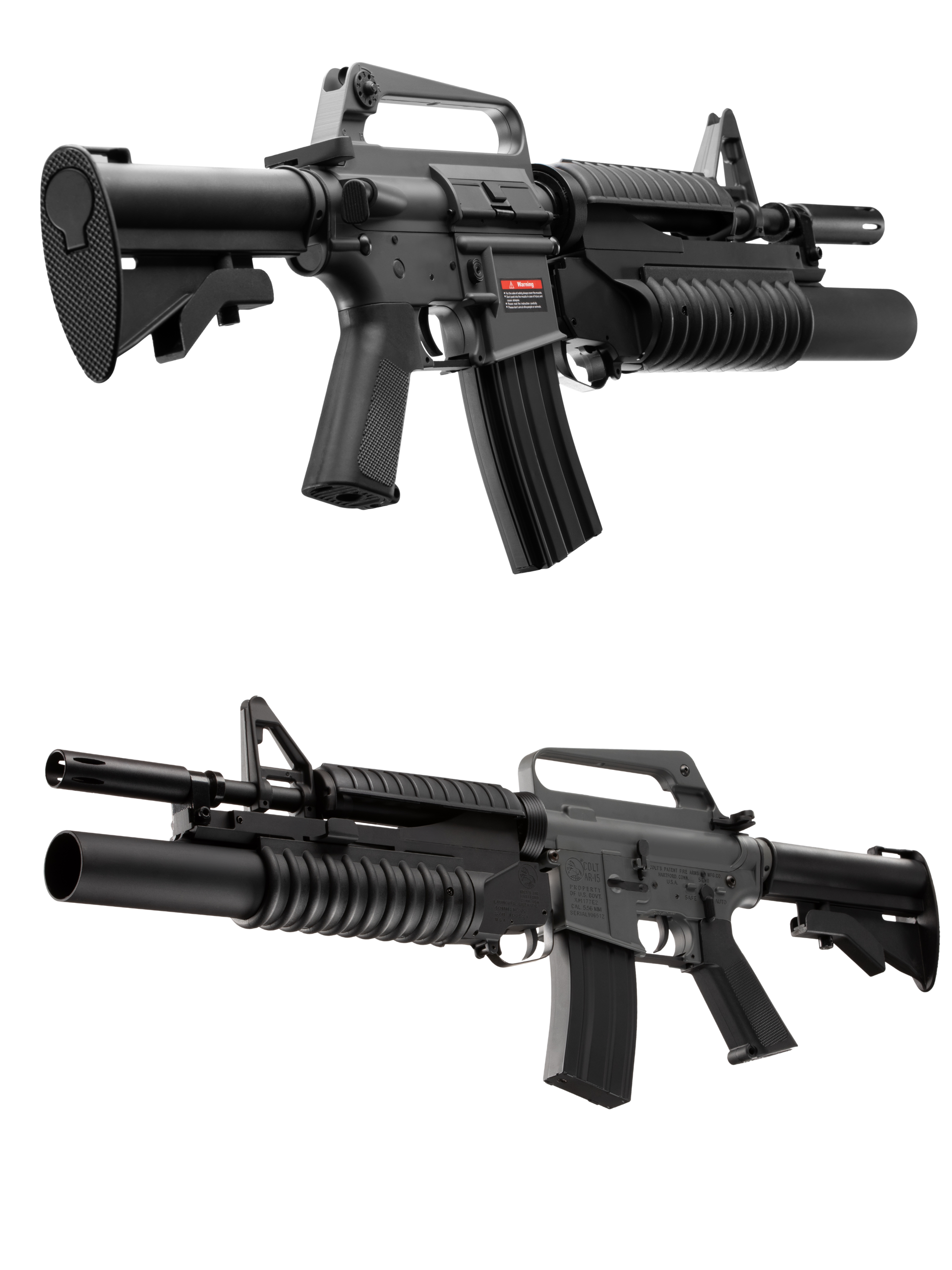 COLT XM177 W/ M203 AEG Gel Blaster | E&C Ultra Line