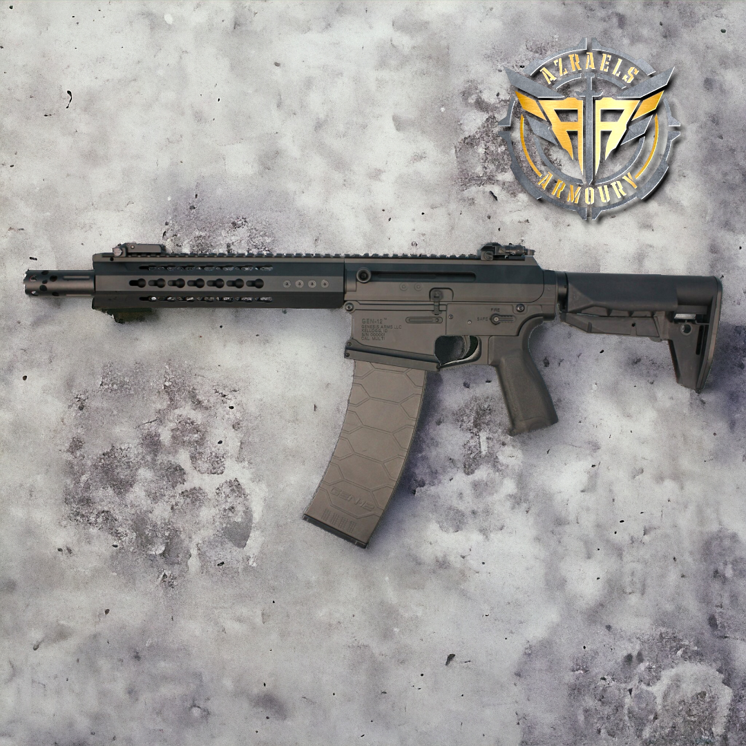 TTI JW4 Dracarys GEN-12 shotgun gel blaster AEG with metal construction and modern design.