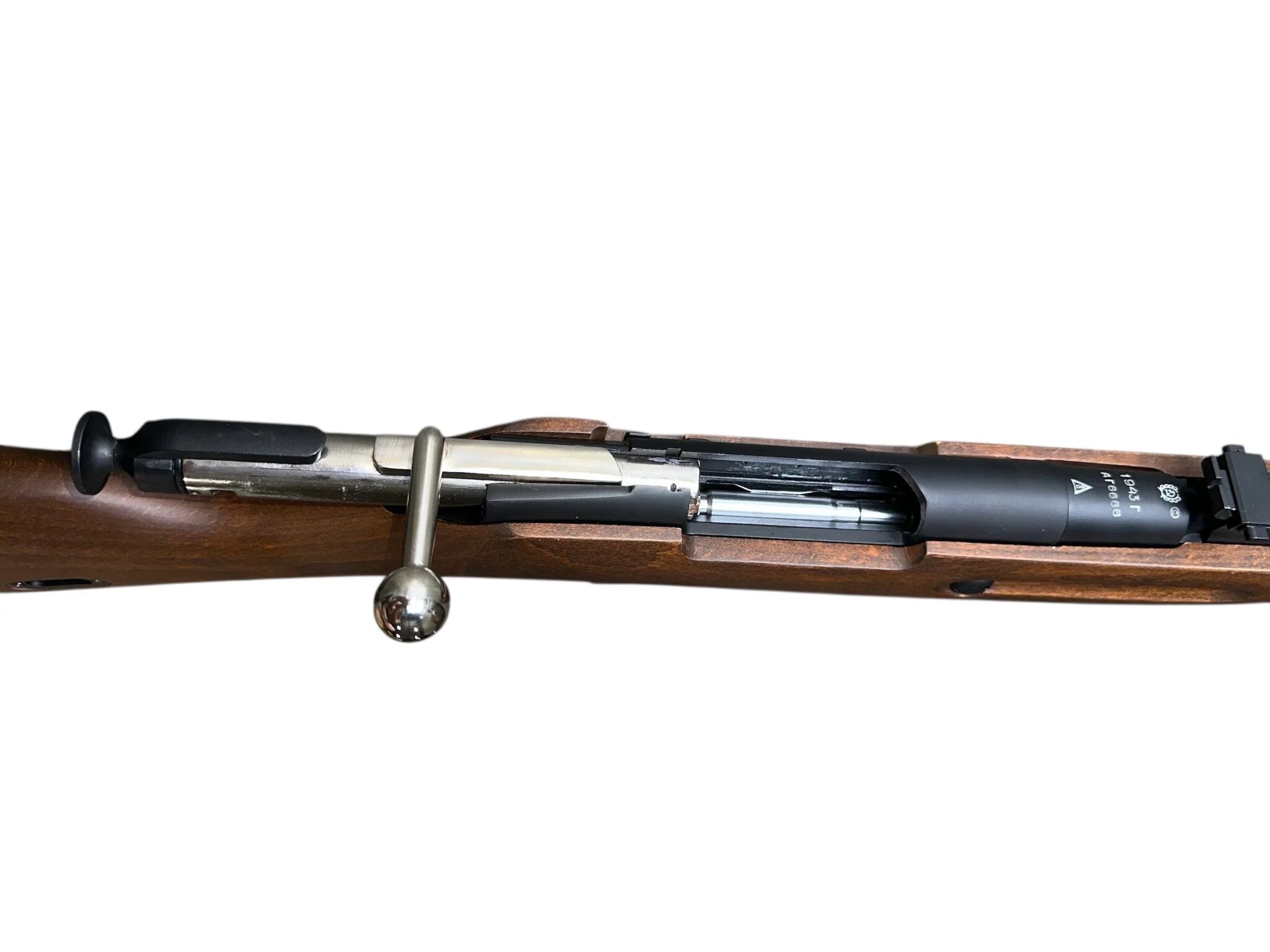 DOUBLE BELL Mosin Nagant Shell Ejecting Spring Powered Gel Blaster (Metal & Real Wood Version)