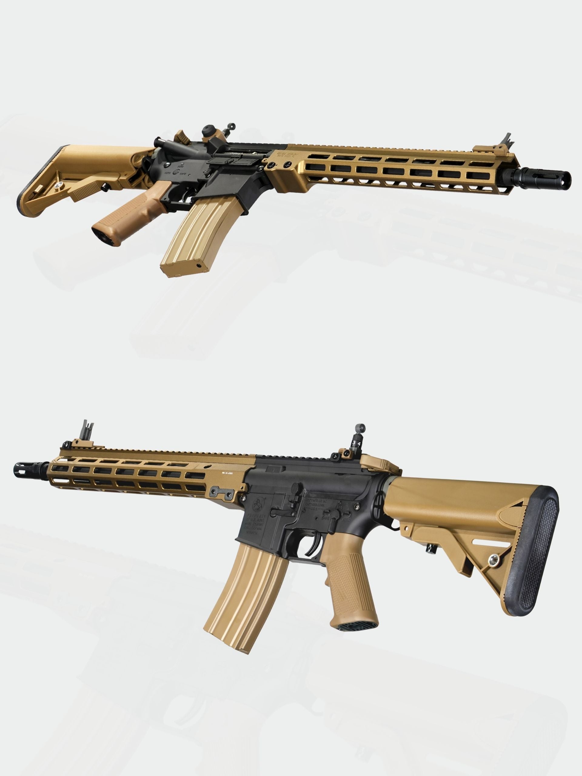 E&C 13.5 INCH MK16 URGI M-LOCK AEG Gel Blaster Replica