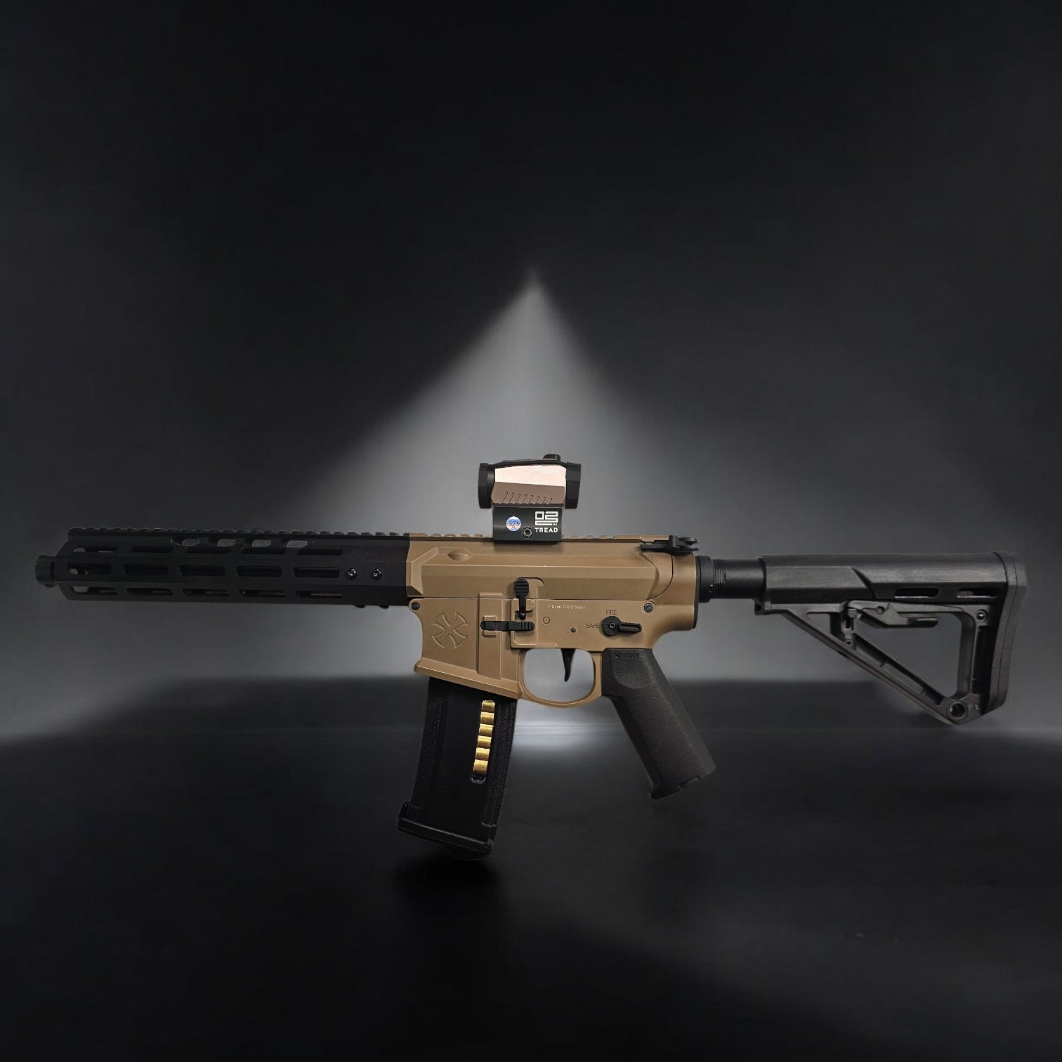 Armoury Upgraded Tan & Black Noveske Gen4 Gel Blaster - Azraels Armoury