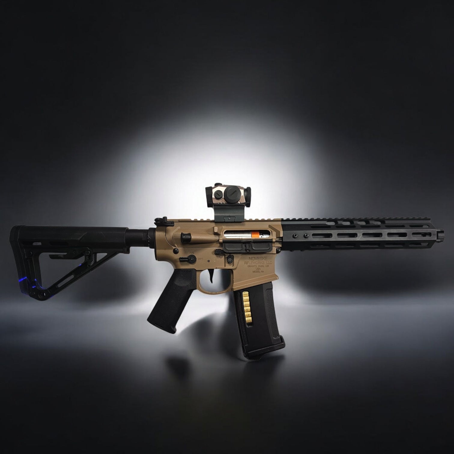 Armoury Upgraded Tan & Black Noveske Gen4 Gel Blaster - Azraels Armoury