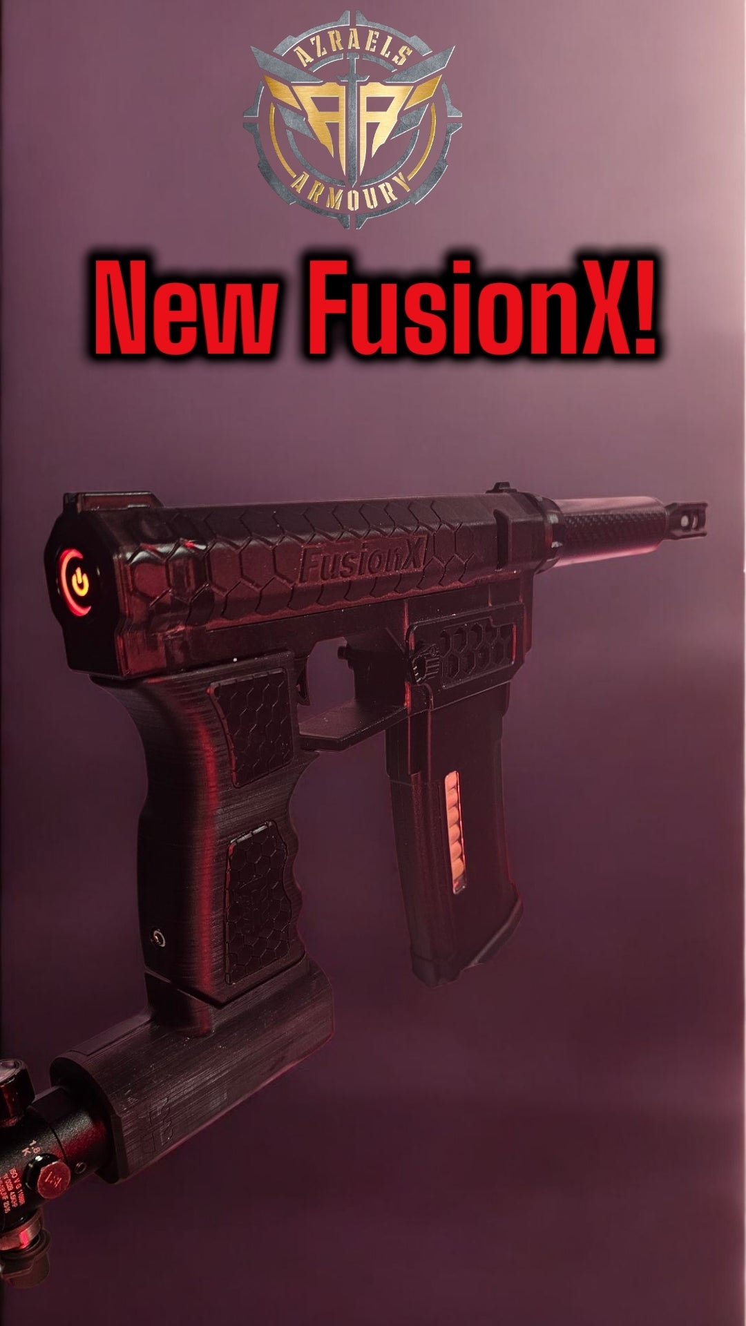 Aztech Innovations FusionX HPA Receiver - Tank Reg model - Azraels Armoury