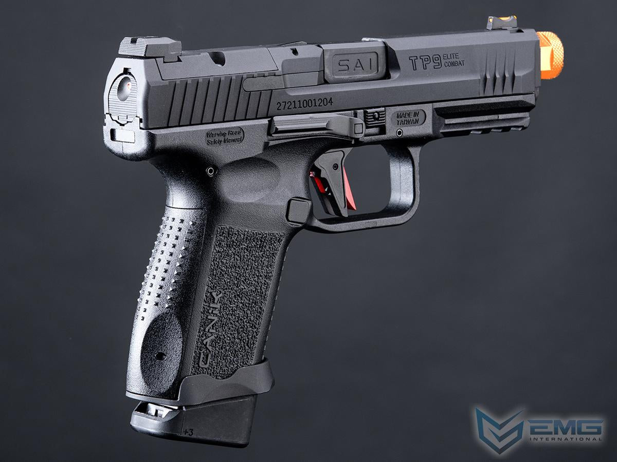 Cybergun CANIK x Salient Arms Licensed TP9 Elite Combat GBB Gel Blaster Black - Azraels Armoury
