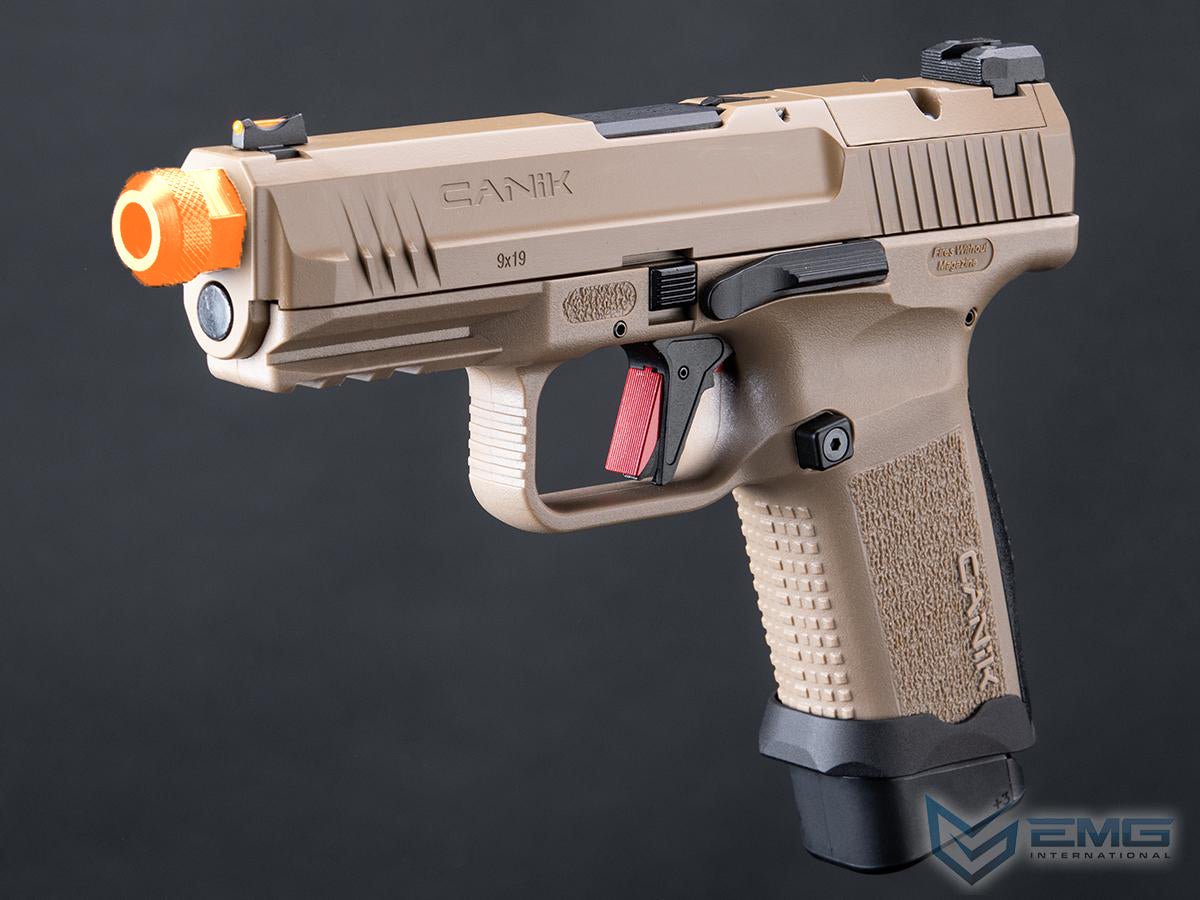 Cybergun CANIK x Salient Arms Licensed TP9 Elite Combat GBB Gel Blaster Tan - Azraels Armoury