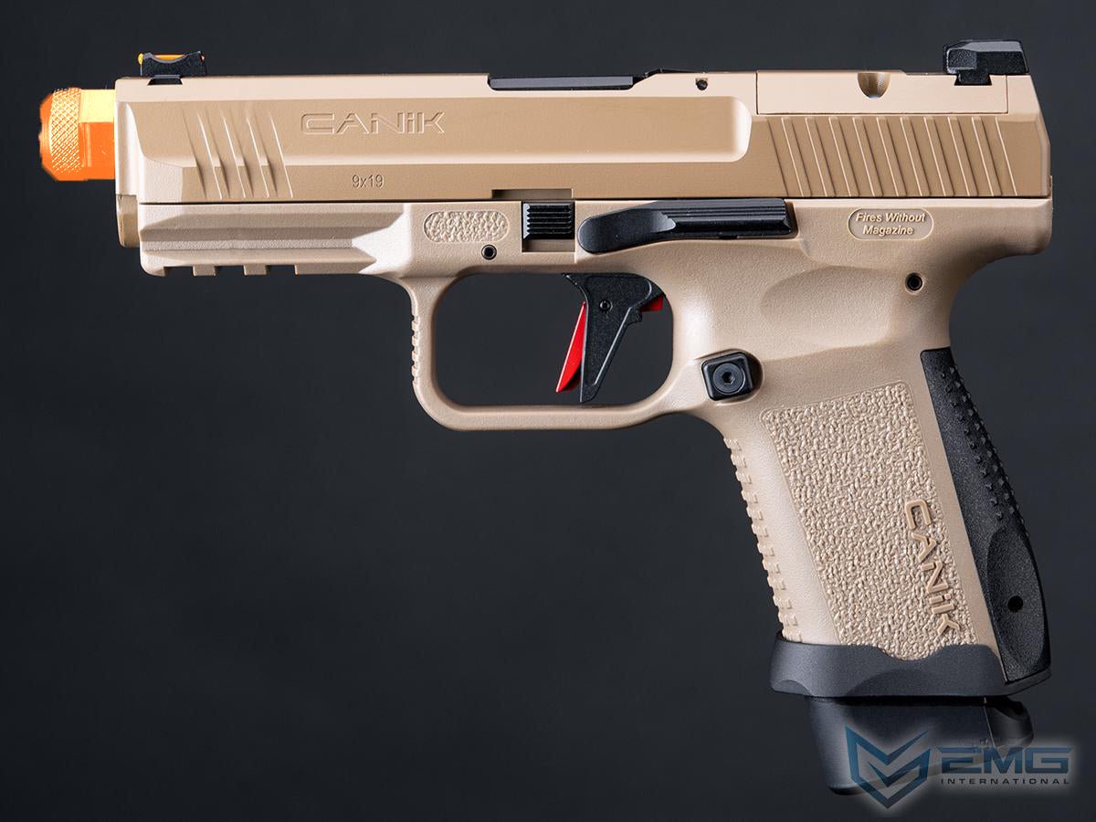 Cybergun CANIK x Salient Arms Licensed TP9 Elite Combat GBB Gel Blaster Tan - Azraels Armoury