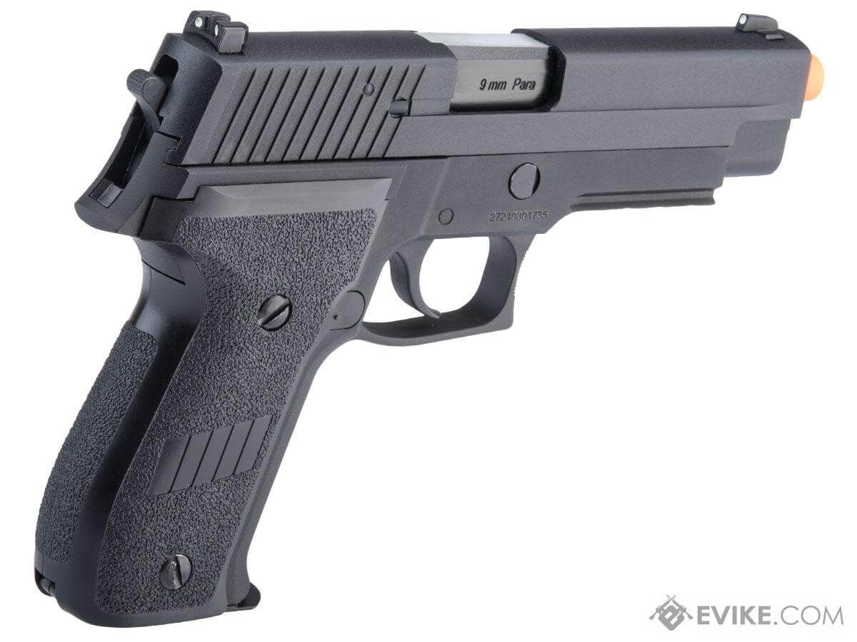 Cybergun licensed Sig Sauer P226 replica gel blaster with realistic design and features, ideal for collectors and enthusiasts.