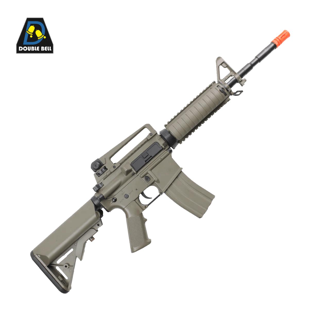 Double Bell M4A1 RIS AEG Gel Blaster - Tan - Azraels Armoury