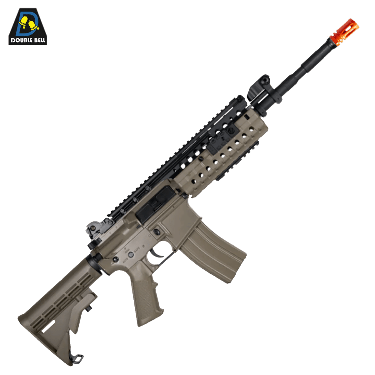 Double Bell M4SS Nylon Gel Blaster - Tan - Azraels Armoury