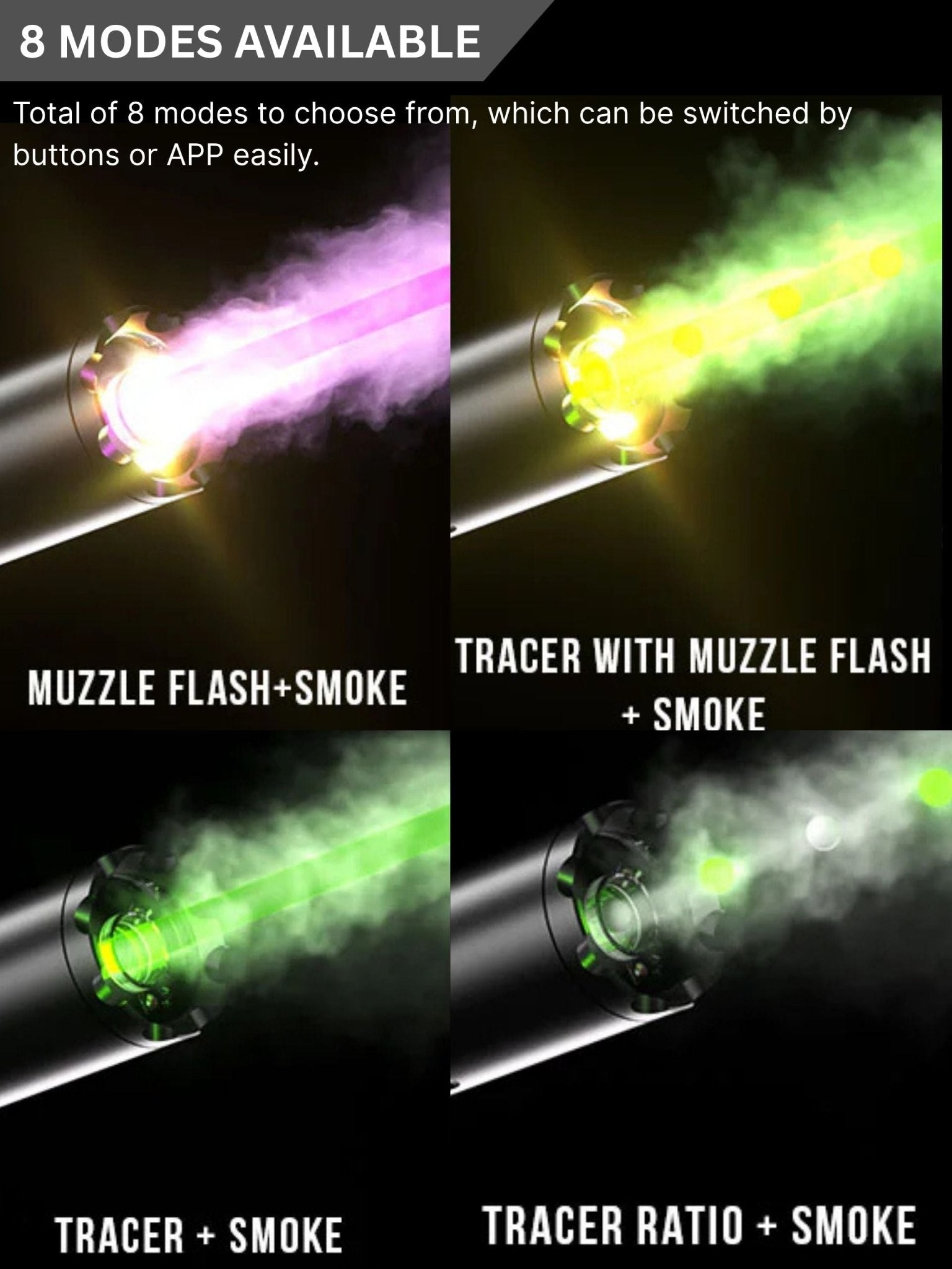 Eshooter Flare Smoky BT: Gel Blaster Tracer Unit - Azraels Armoury