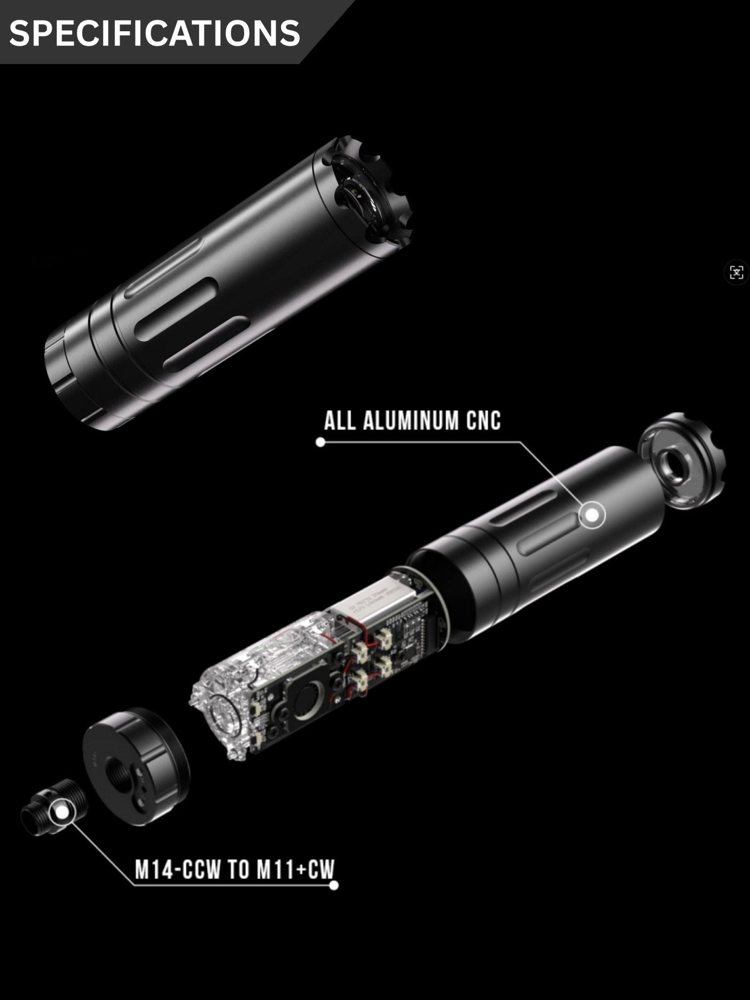 Eshooter Flare Smoky BT: Gel Blaster Tracer Unit - Azraels Armoury