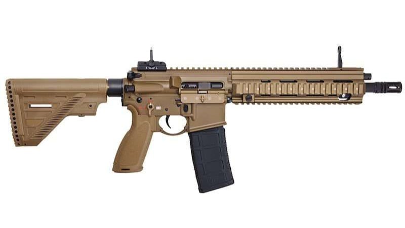 Guns Modify HK416A5 MWS GBBR Gel Blaster TAN - Azraels Armoury