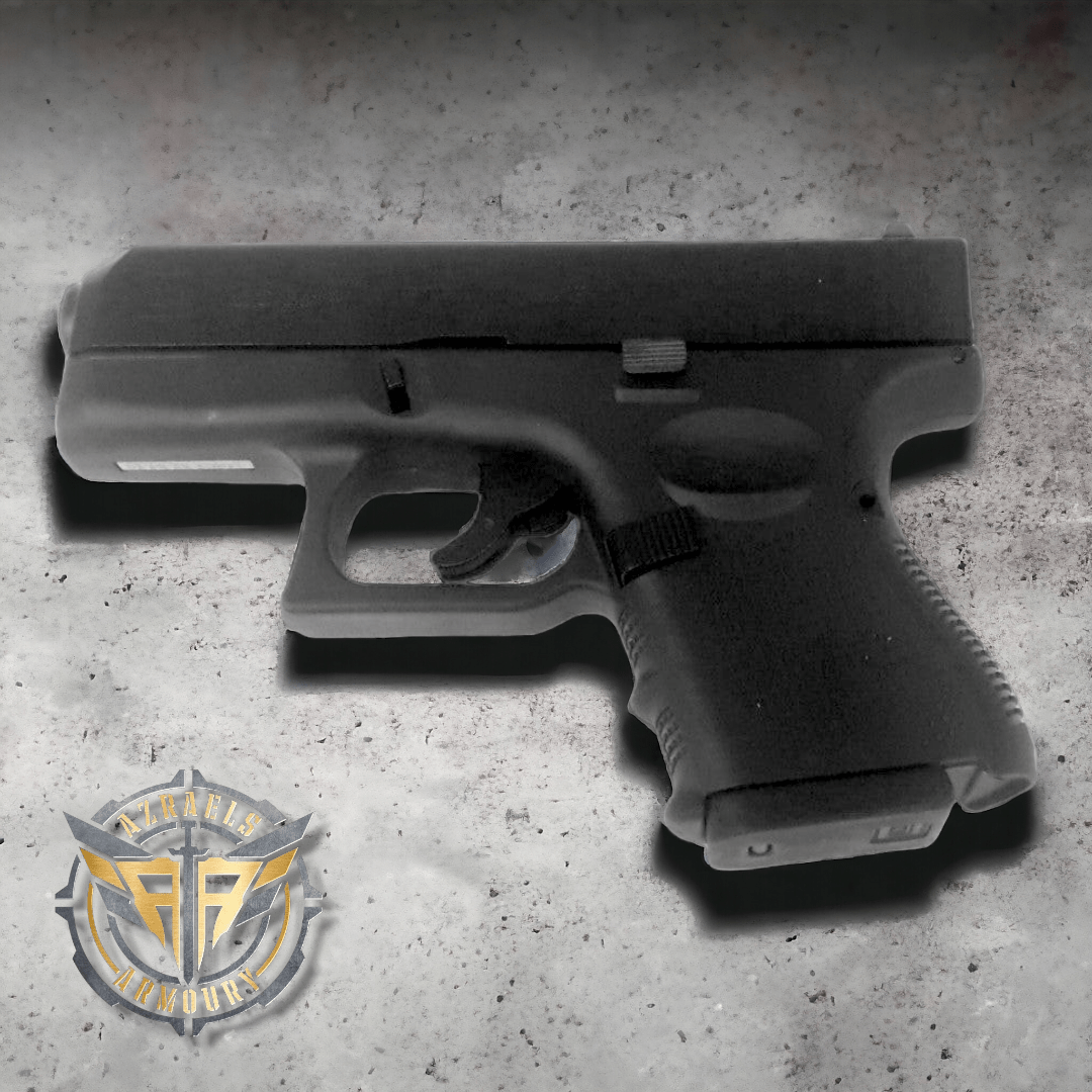 KELe G26 Manual Springer Gel Blaster in black, featuring a metal slide and spring-powered design.