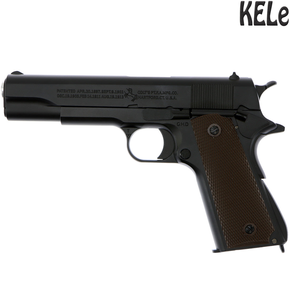 KELe XY05 Colt 1911 Full Metal Gel Blaster Manual Pistol – Black