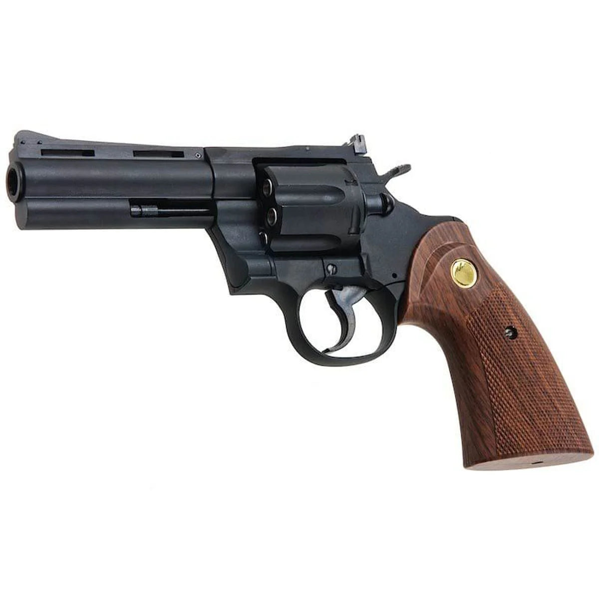 King Arms 4” Python 357 (Gas Version) – Black Gel Blaster