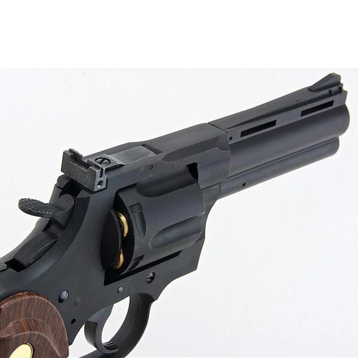 King Arms 4” Python 357 (Gas Version) – Black Gel Blaster