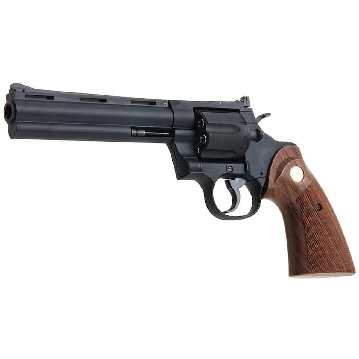 King Arms 6” Python 357 (Gas Version) – Black Gel Blaster