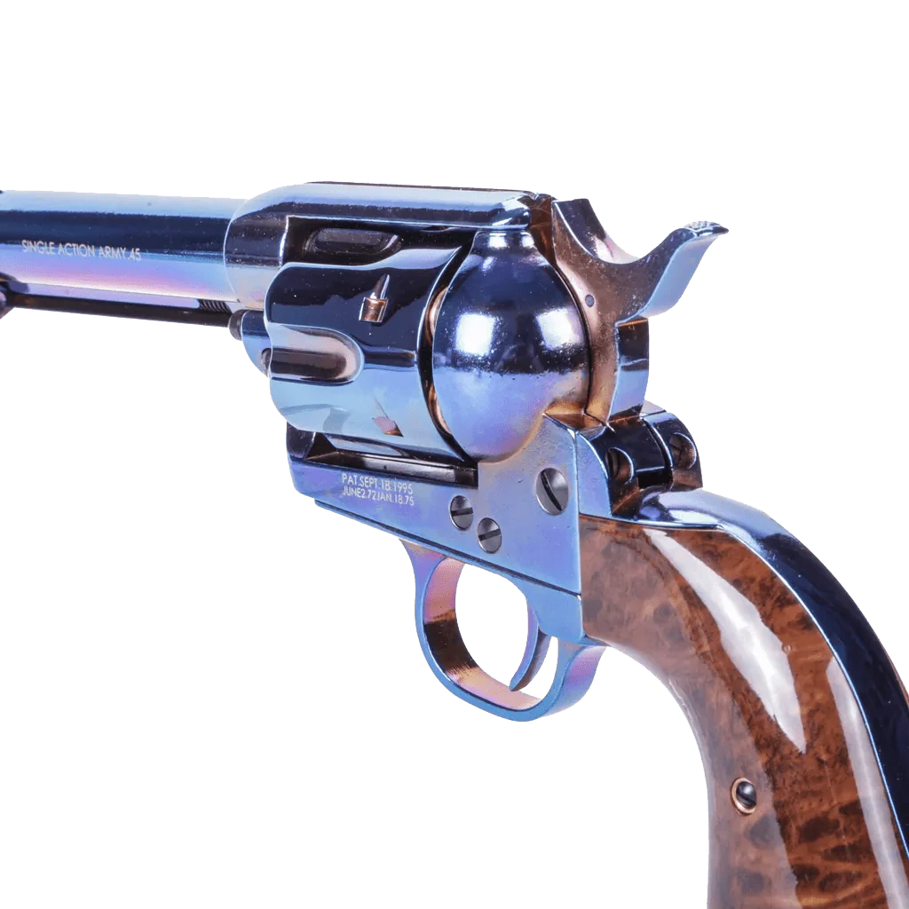 King Arms SAA .45 Peacemaker Revolver S Blue Gel Blaster