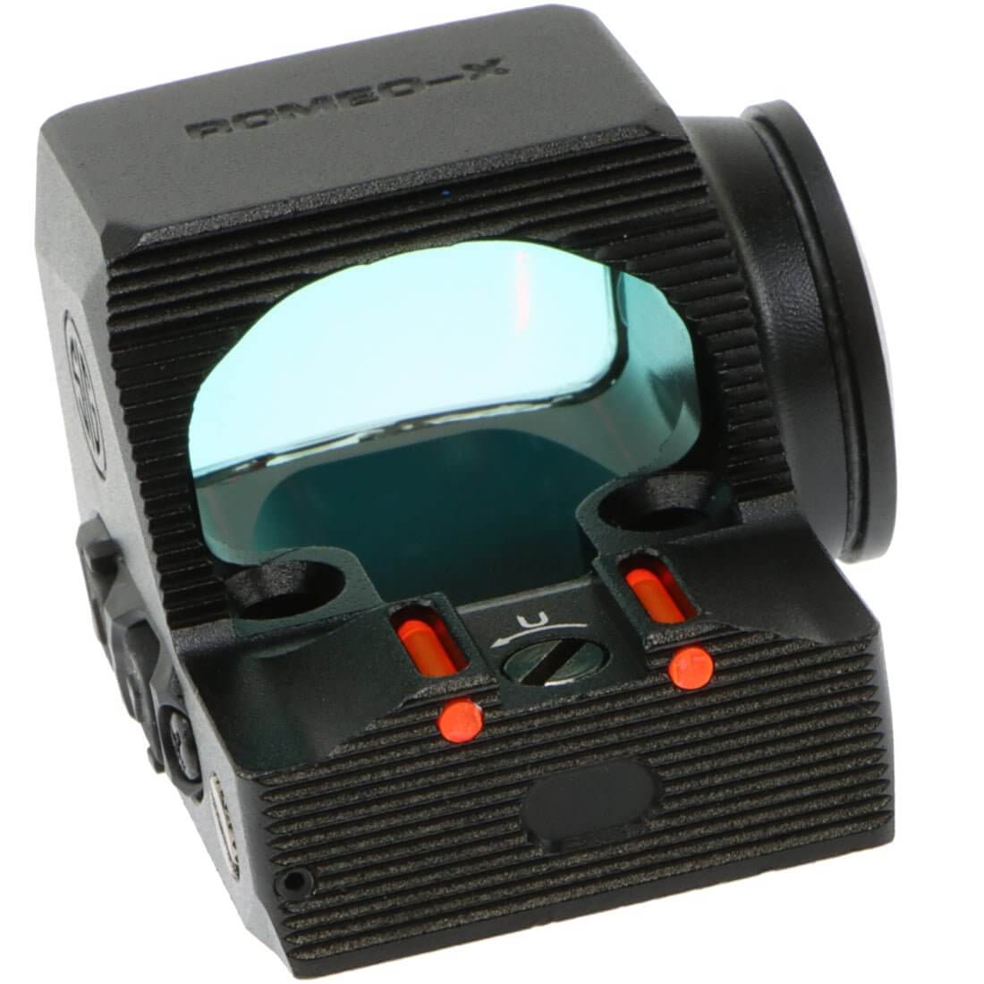 Sig Sauer ROMEO-X Pro 1x24 red dot pistol sight showcasing precision optics for enhanced gameplay.