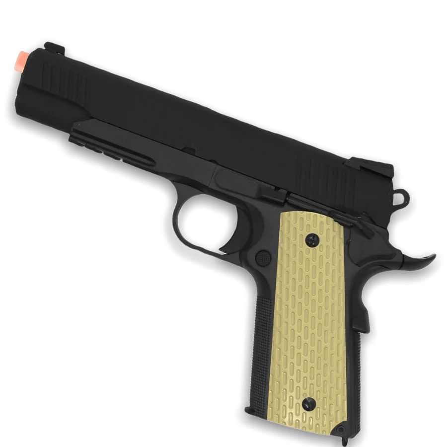 WE Tech 1911 Kimber Gelsoft Gas Blowback Gel Blaster - Black - Azraels Armoury