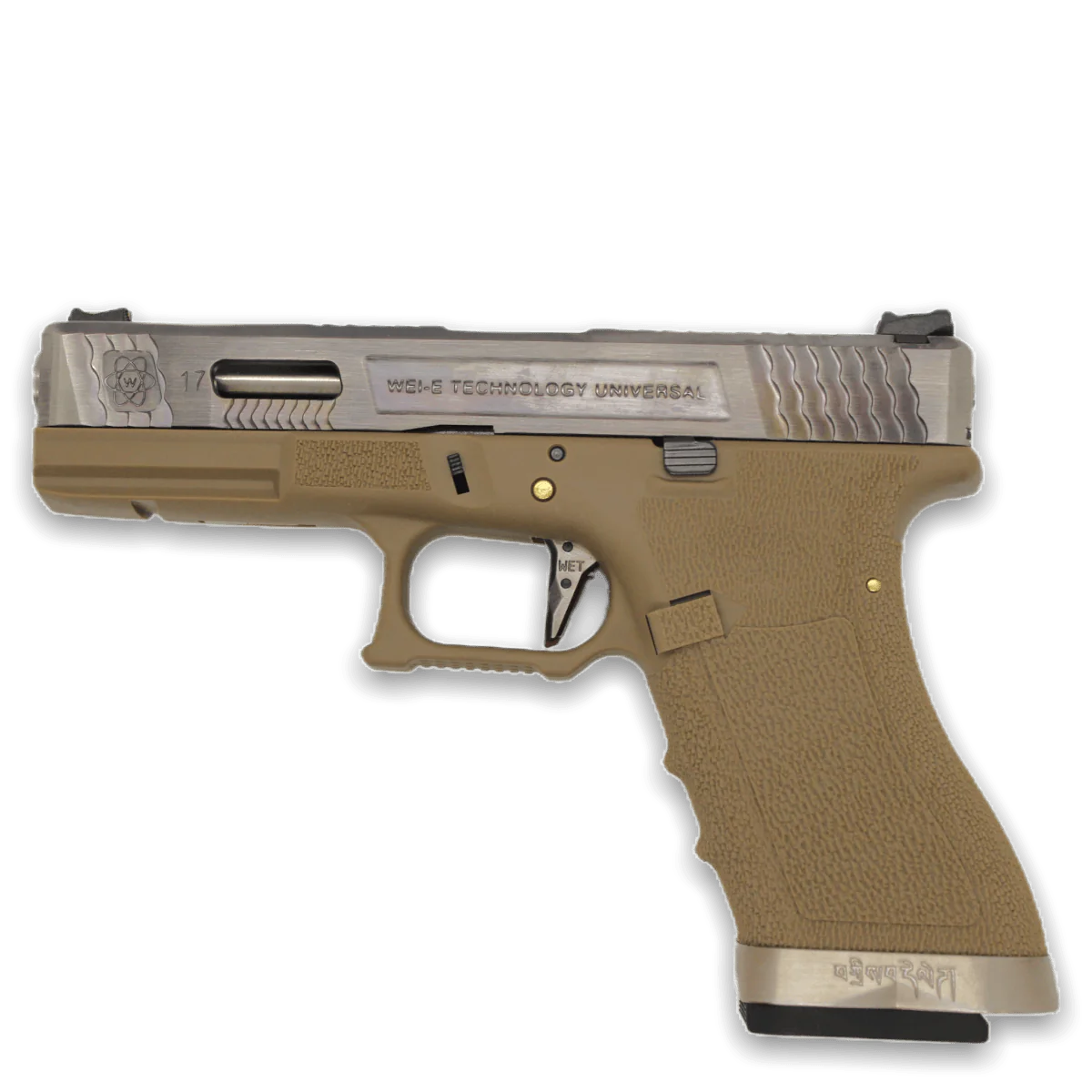 We Tech G-Force W.E.T G17 T8 GBB Gel Blaster Pistol (SV/SV/TAN)
