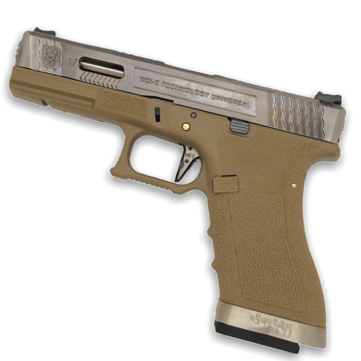 We Tech G-Force W.E.T G17 T8 GBB Gel Blaster Pistol (SV/SV/TAN)