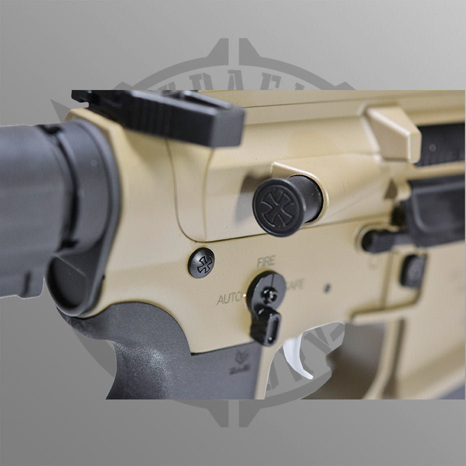 Armoury Upgraded Noveske Gen4 7" SBR Desert Tan Gel Blaster - Azraels Armoury