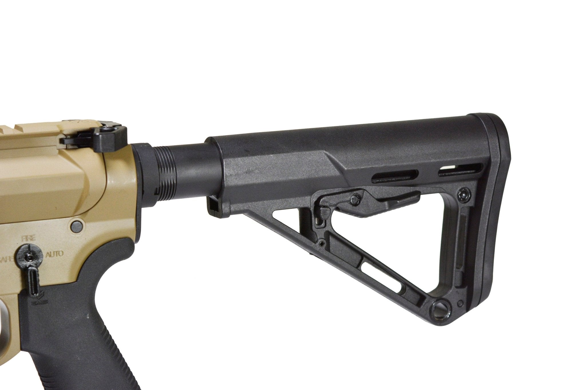 Armoury Upgraded Noveske Gen4 7" SBR Desert Tan Gel Blaster - Azraels Armoury