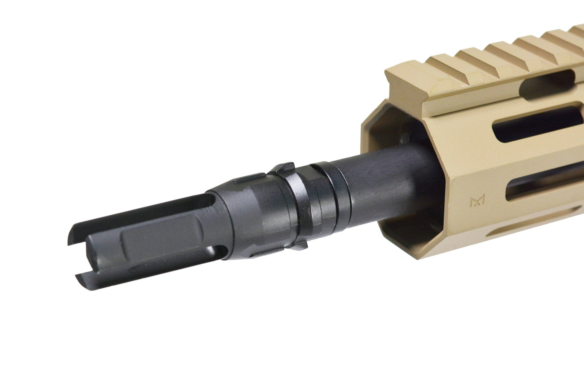 Armoury Upgraded Noveske Gen4 7" SBR Desert Tan Gel Blaster - Azraels Armoury