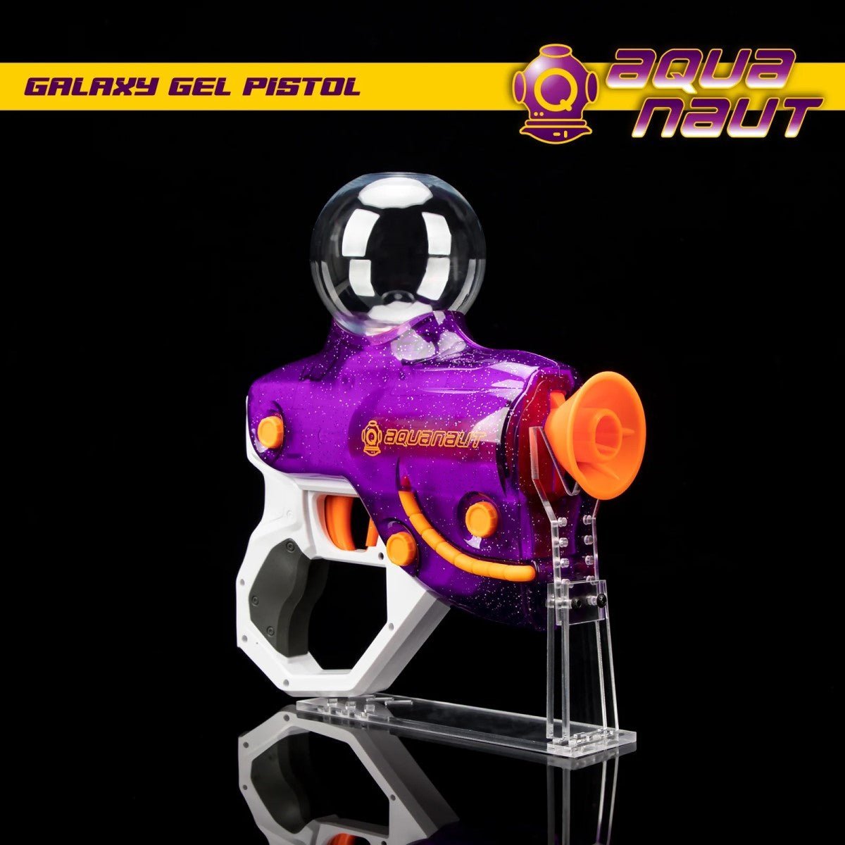 CosmoX Aquanaut Sci - Fi Gel Blaster Pistol – Purple with Glitter - Azraels Armoury