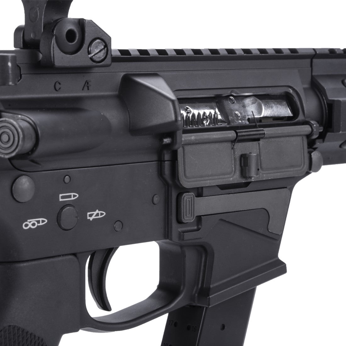 King Arms TWS SBR (CQB) GBBR Gel Blaster Rifle – Black - Azraels Armoury