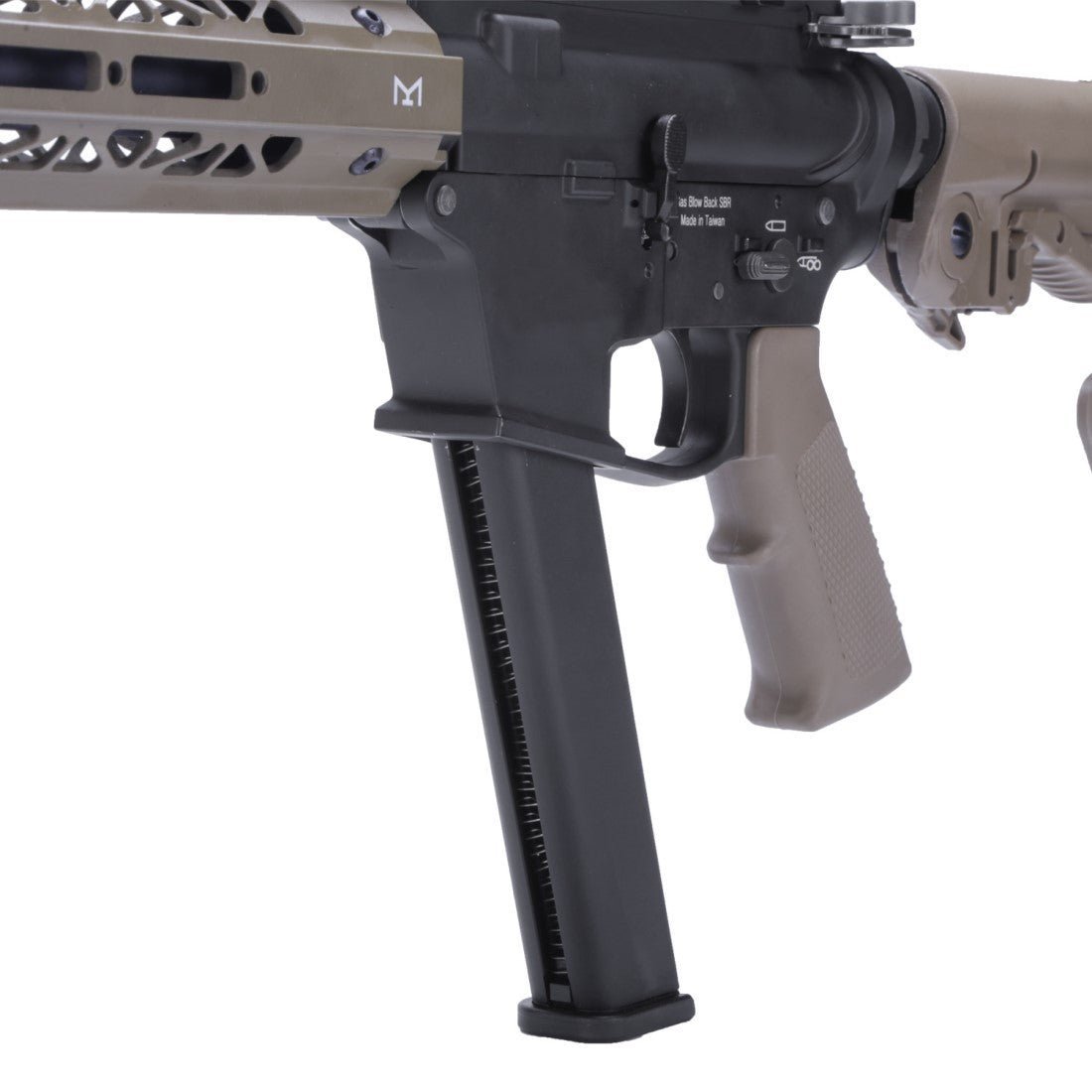 King Arms TWS SBR (CQB) GBBR Gel Blaster Rifle – Dark Earth - Azraels Armoury
