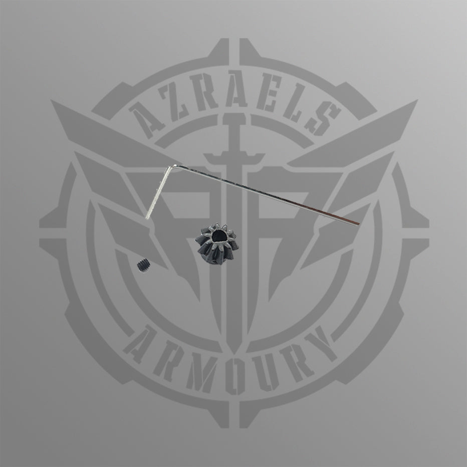 Taper tooth D Type Hardened Steel Pinion Gear - Azraels Armoury