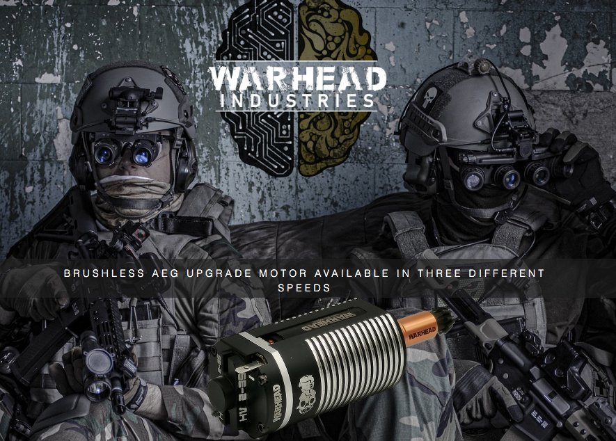 Warhead Industries brushless 52k Black Series 480 Long Motor - Azraels Armoury