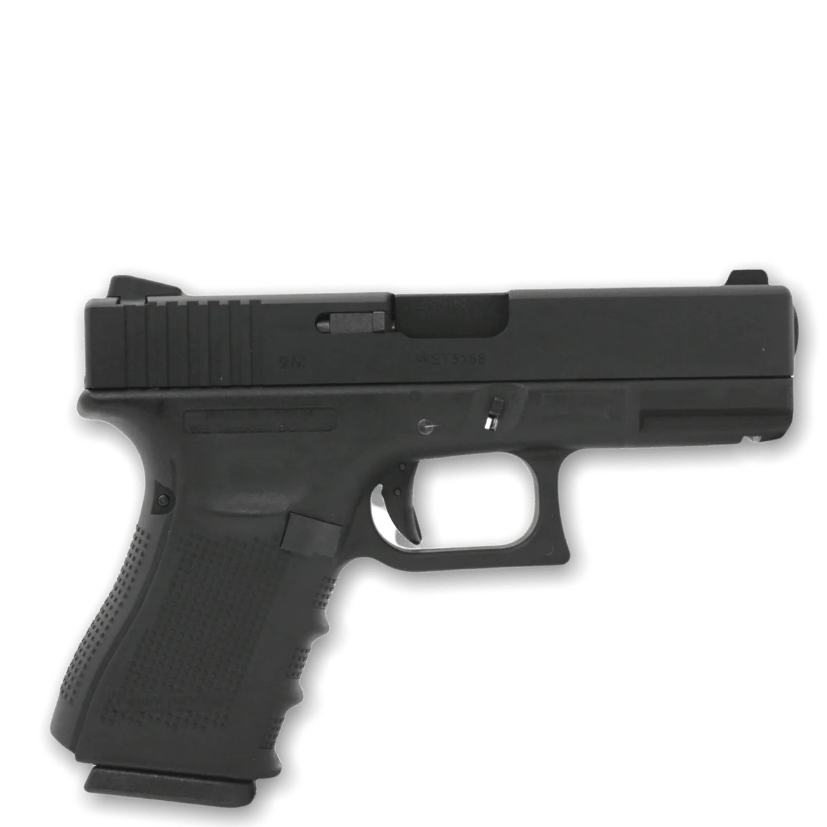 We Tech G23 Gen 4 Gas Blow Back Pistol - Black - Azraels Armoury