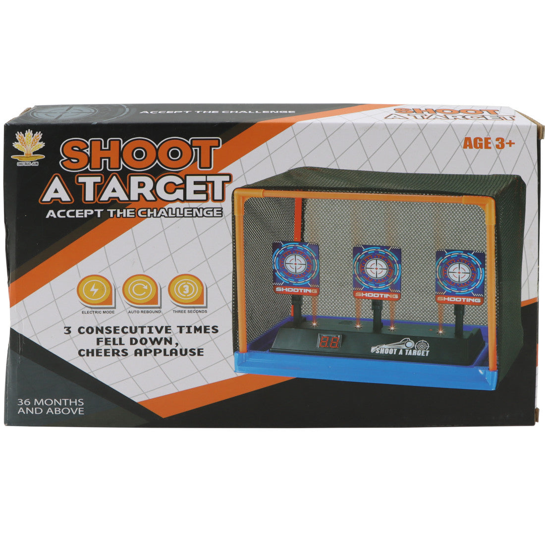 Electronic Gel Blaster Target with Catch Net