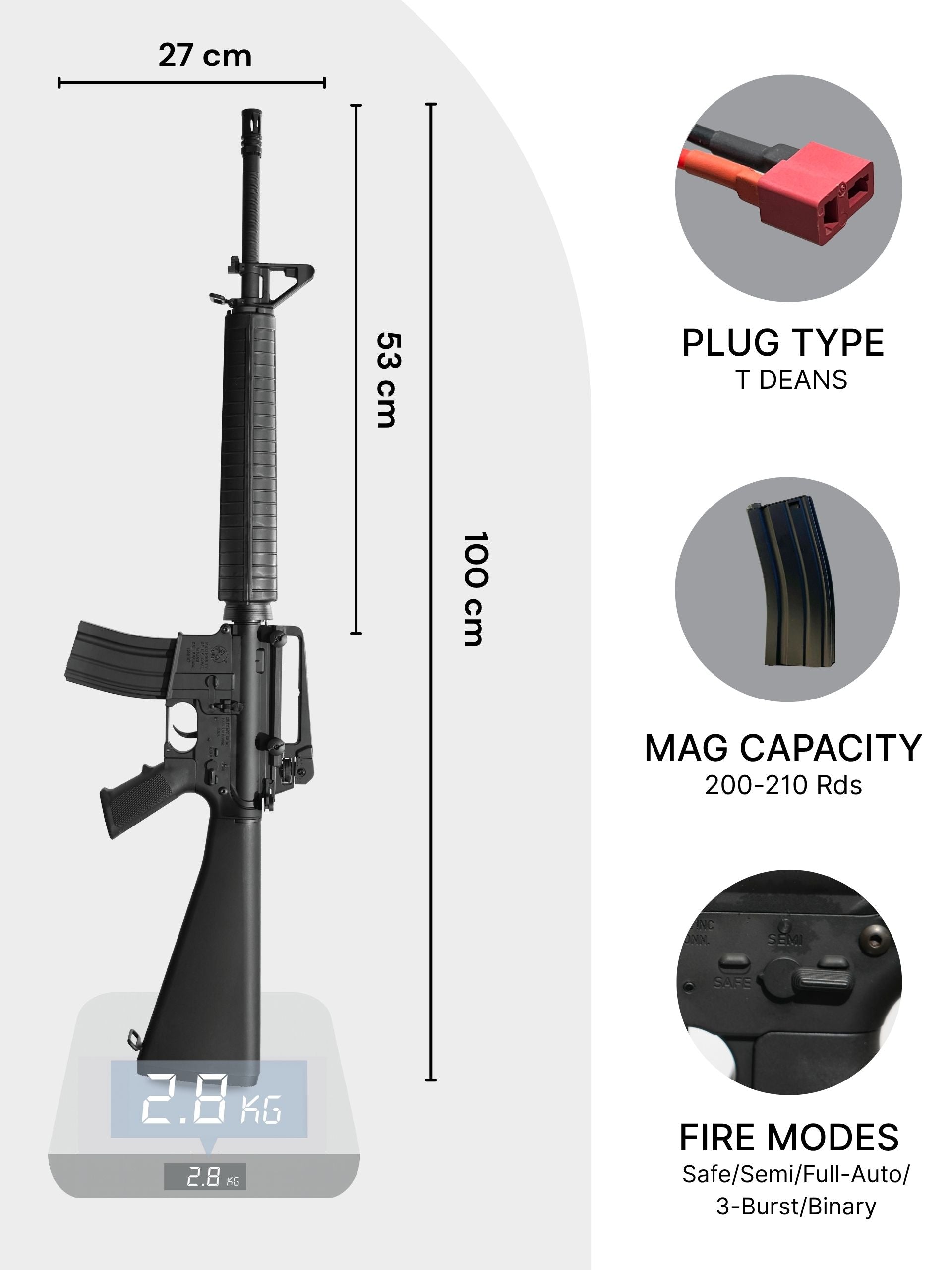 COLT M16A3 AEG Gel Blaster | E&C Ultra Line