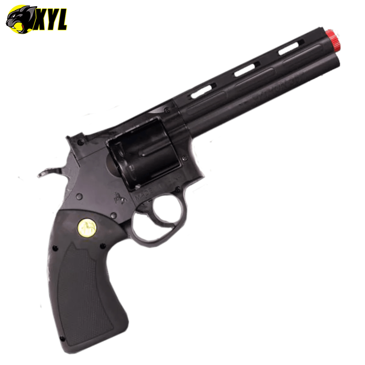 5-inch Python 357 Gelsoft Revolver with functioning cylinder and realistic design for dynamic play.