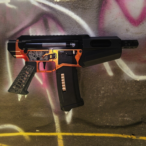 Armoury Upgraded Chimera Orange DSG Machine Pistol