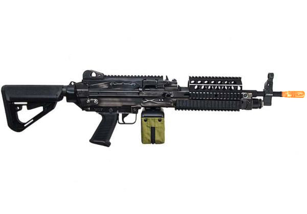 A&K Cybergun FN SP SYSTEM MK46 GEL BLASTER LMG BATTLEWORN VERSION