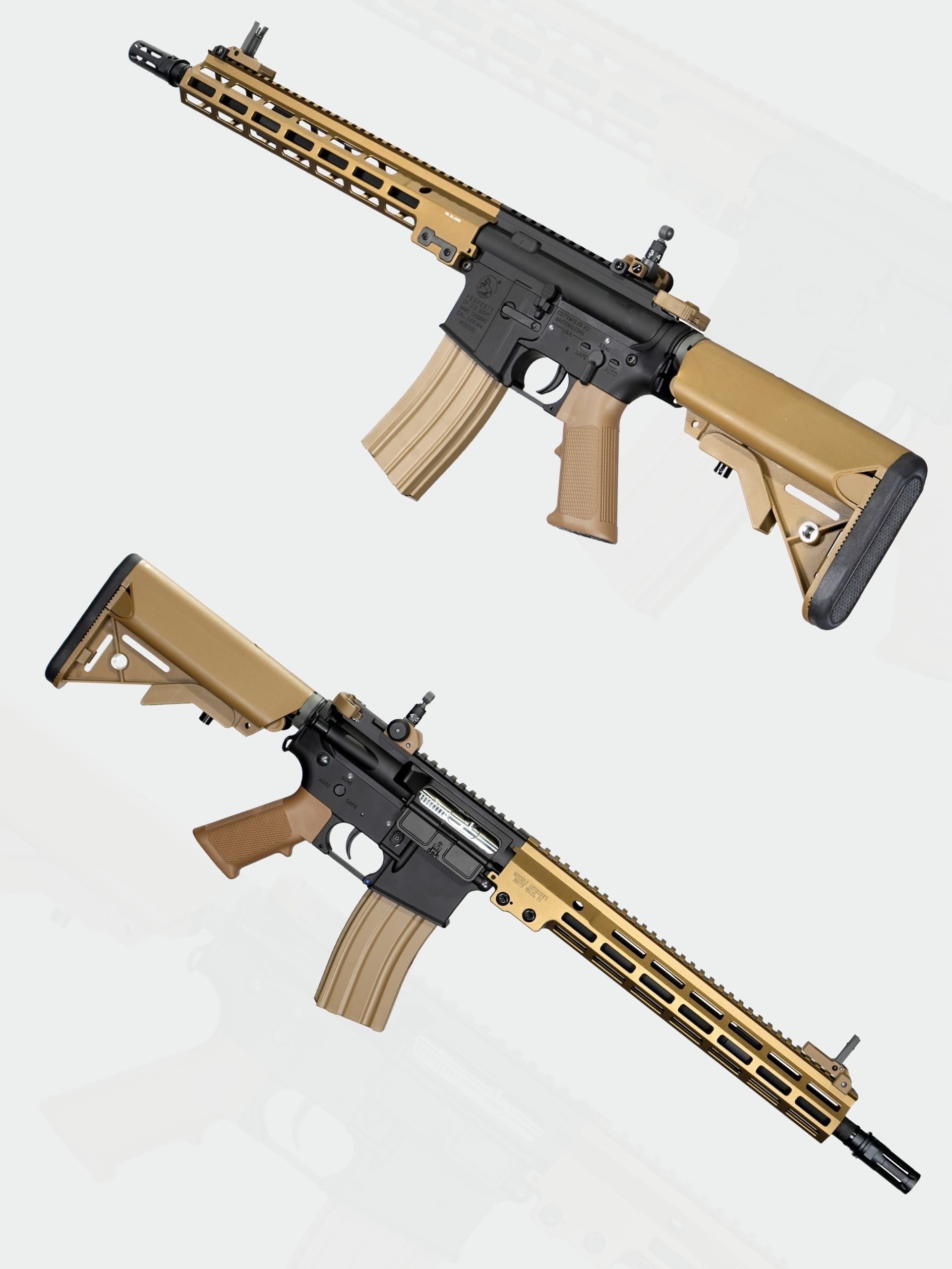 E&C 13.5 INCH MK16 URGI M-LOCK AEG Gel Blaster Replica