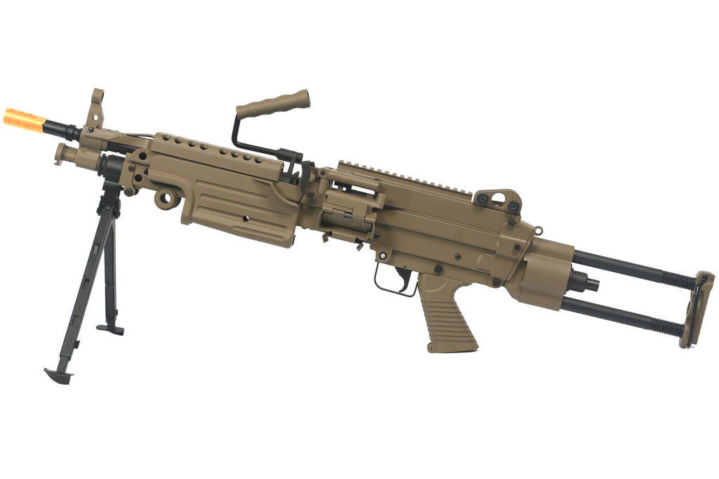 A&K Cybergun FN M249 MK2 PARA MINIMI SAW FULL METAL GEL BLASTER LMG DE