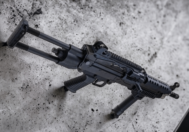 A&K Cybergun FN Licensed M249K MINIMI SAW FULL METAL GEL BLASTER AEG Machine Gun - Azraels Armoury