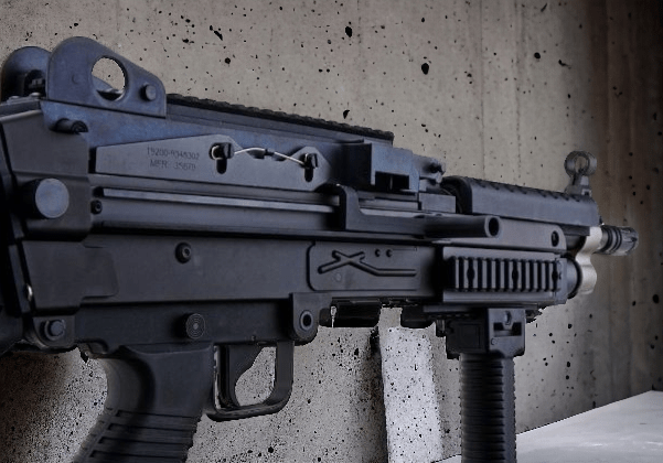 A&K Cybergun FN Licensed M249K MINIMI SAW FULL METAL GEL BLASTER AEG Machine Gun - Azraels Armoury