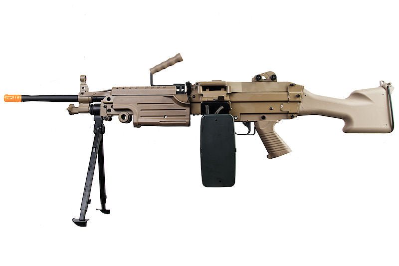 A&K Cybergun FN M249 MK2 MINIMI SAW FULL METAL GEL BLASTER AEG LMG DE - Azraels Armoury