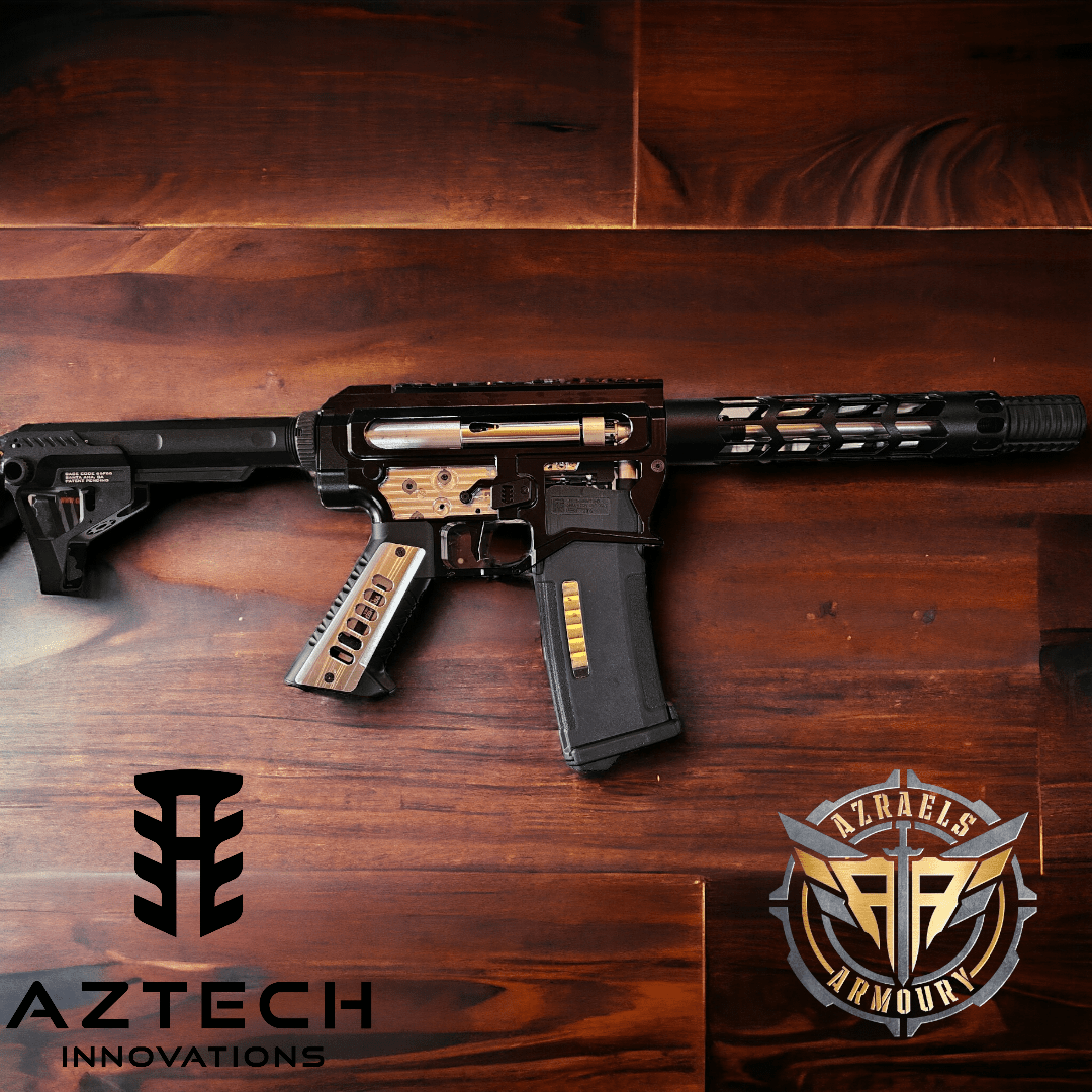 Armoury Upgraded Black Chimera 2 PRIME gun, featuring powerful upgrades for CQB gameplay, perfect for serious players.
