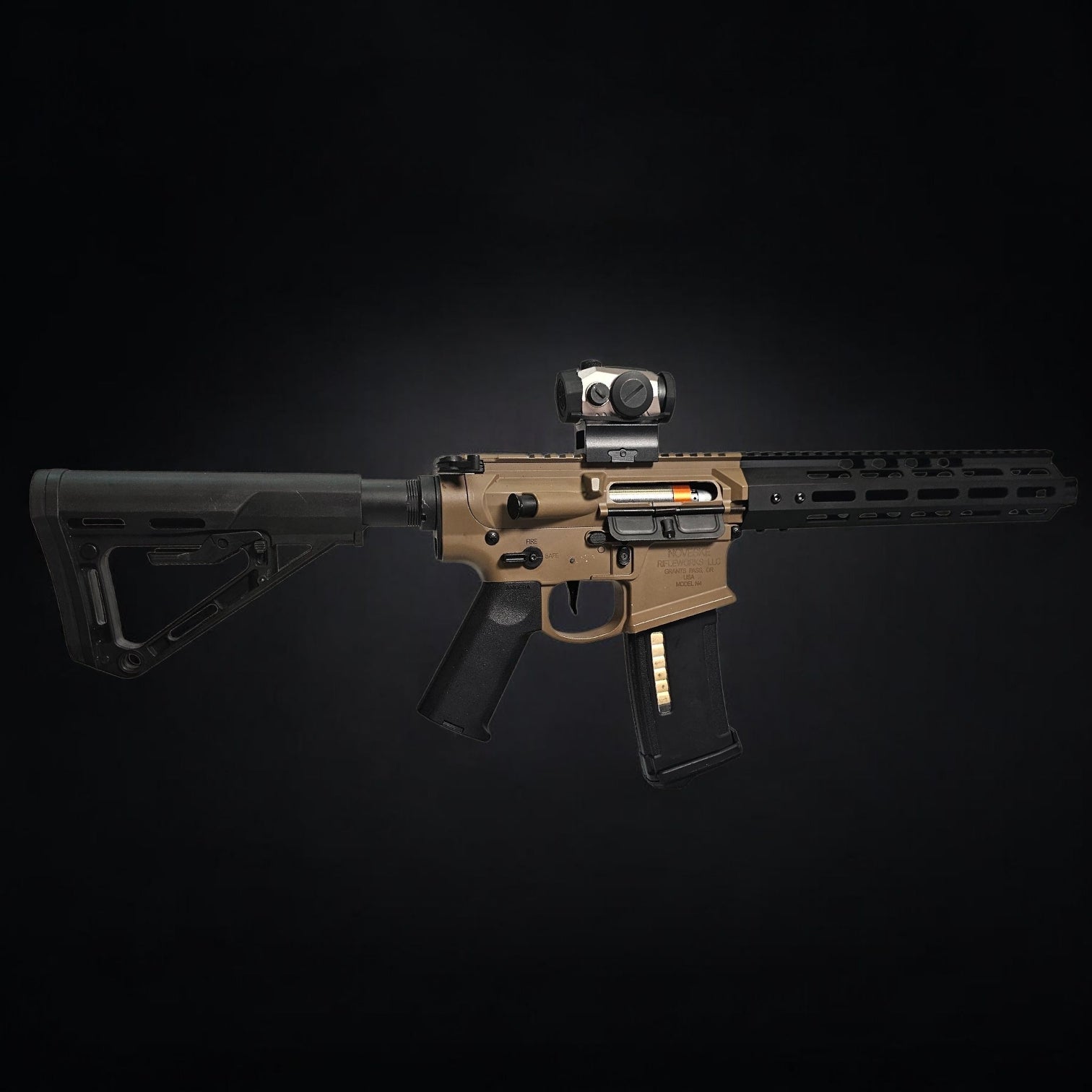 Armoury Upgraded Tan & Black Noveske Gen4 Gel Blaster - Azraels Armoury