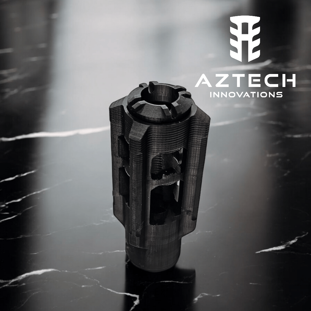 Aztech HellFire V2 polymer hop up with muzzle brake styling for improved gelball accuracy and performance.